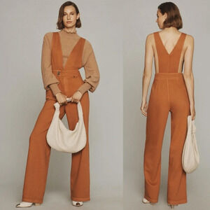 Anthropologie Pilcro Deep V Jumpsuit